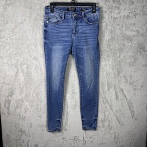 Judy Blue Skinny Fit Womens Mid Rise Blue Jeans Size 7/28 Stretch Style JB8859